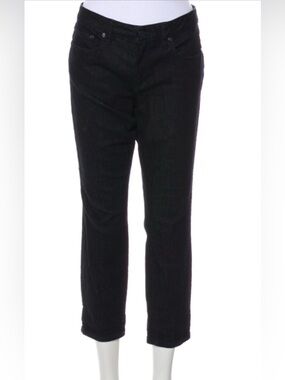 Tory Burch VGUC Cropped Skinny Jeans Dark Wash Size 30 Classic Fit